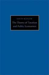 Book cover, the Theory of Taxation and Public Economics