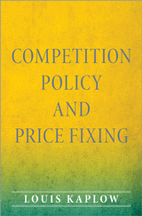 Book cover, Competition Policy and Price Fixing